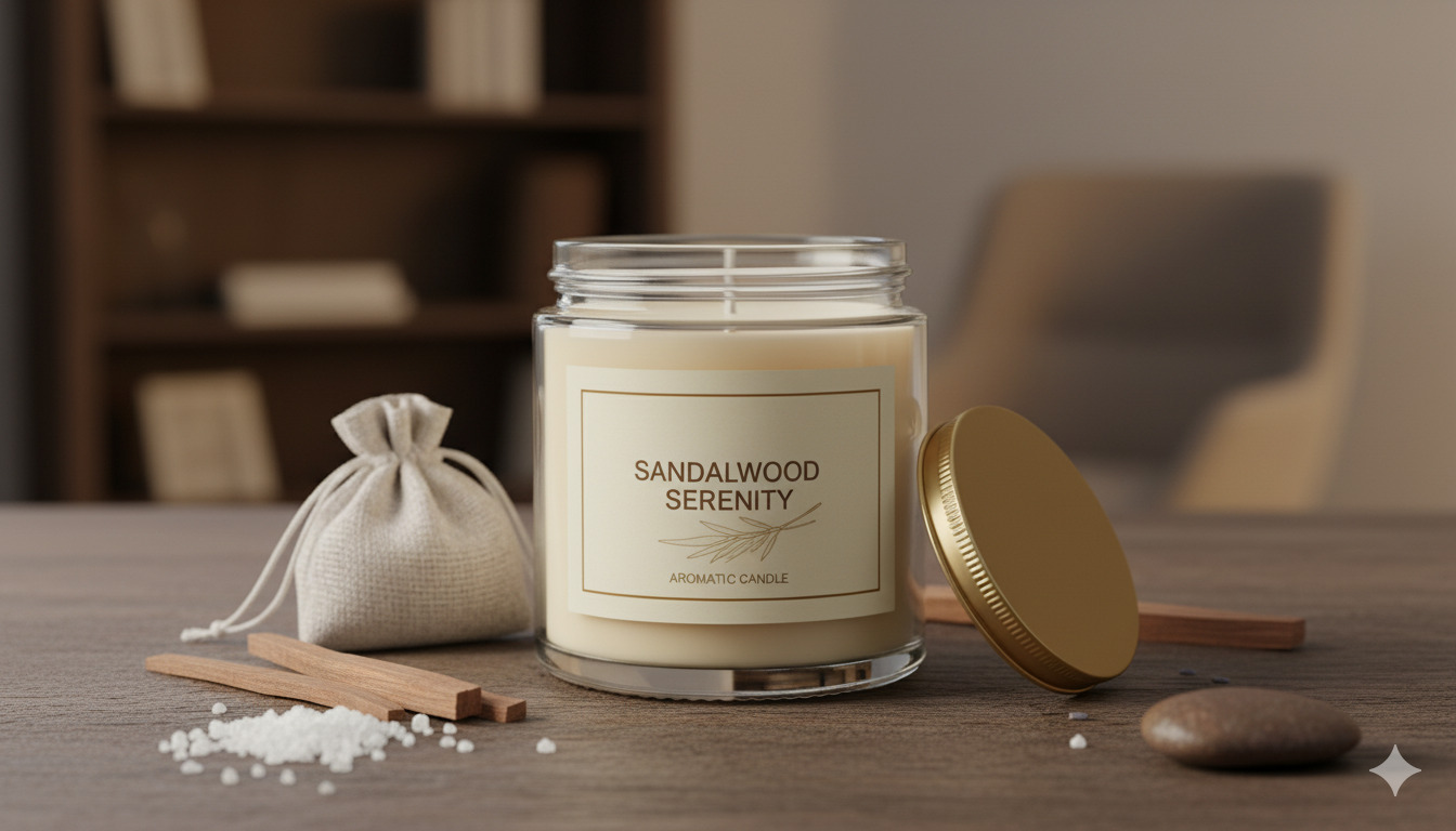 Sandalwood Serenity Aromatic Candle